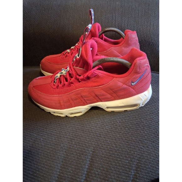 Nike Air Max 95 TT Pull Tab Gym‎ Red AJ1844-600 Mens Size 8.5 - Picture 1 of 7